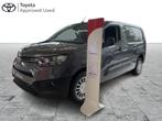 Toyota ProAce City LWB Comfort + Navi + trekhaak, Te koop, Zwart, 4 deurs, 1499 cc