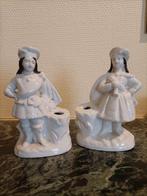 Encriers/porte crayon en porcelaine X2, Enlèvement, Utilisé