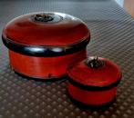 2 Chines houten potten, Antiek en Kunst, Ophalen