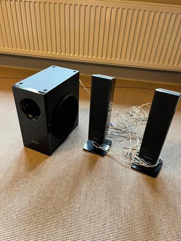 Subwoofer en twee boxen voor home cinema Panasonic beschikbaar voor biedingen
