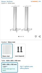 Norstone stylum 3 witte luidsprekerstatief, Ophalen, Zo goed als nieuw