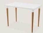 Bureautafel Linnmon met Hilver poten (IKEA) – €20, Huis en Inrichting, Ophalen, Gebruikt, Bureau