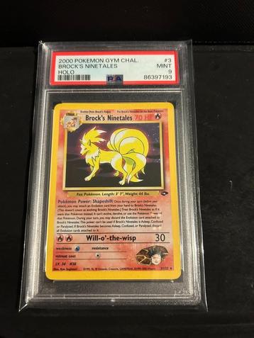 3/132 brock's ninetales psa 9 € 80,00 holo beschikbaar voor biedingen