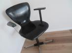Vintage bureautstoel, zwart, Huis en Inrichting, Ophalen, Zo goed als nieuw, Zwart, Bureaustoel