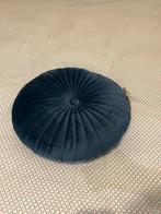NIEUW - Blauw sierkussen ø38cm, Ophalen of Verzenden, Nieuw, Blauw, Rond