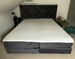 Boxspring 160x200 cm Antraciet, Huis en Inrichting, Slaapkamer | Boxsprings, Ophalen, Overige kleuren, Tweepersoons, Zo goed als nieuw