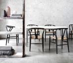 Stijlvolle Wishbone Stoelen in Zwart – Set van 8, Huis en Inrichting, Stoelen, Nieuw, Vijf, Zes of meer stoelen, Scandinavisch