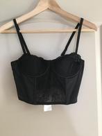 Zwart corset Urban Outfitters maat S, Taille 36 (S), Noir, Urban outfitters, Sans manches