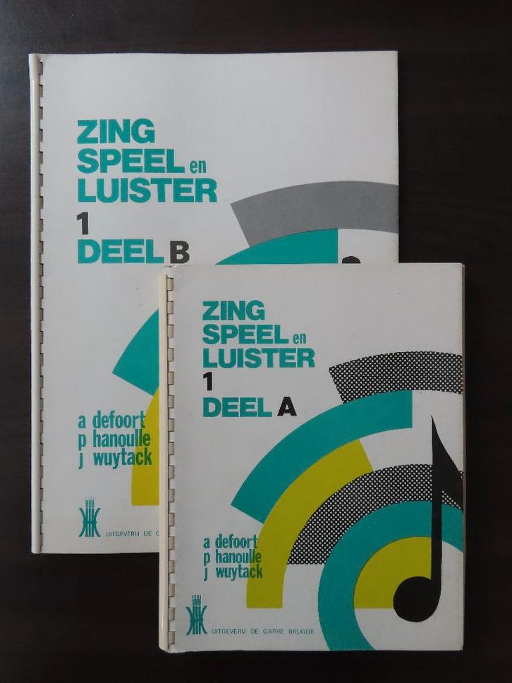 Zing, Speel en Luister 1 deel A + deel B, Boeken, Muziek, Gelezen, Instrument, Ophalen of Verzenden