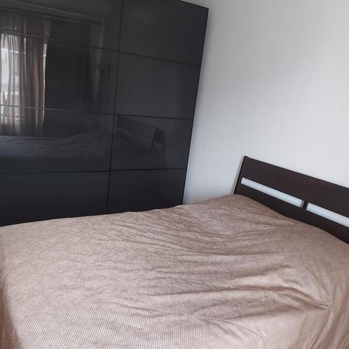 Bed, kledingkast en kast in bijna nieuwstaat, Huis en Inrichting, Slaapkamer | Bedden, Zo goed als nieuw, Tweepersoons, 140 cm