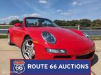 Porsche 911 Carrera S Cabriolet | 2006 | Route 66 Auctions, Auto's, Porsche, Gebruikt, Zwart, Bedrijf, Handgeschakeld