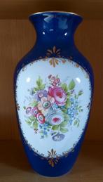 Blauwe porseleinen vaas van Limoges, Antiek en Kunst, Ophalen