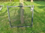 Gratis poortje, draadpanelen en palen, Tuin en Terras, Tuinhekken en Hekwerk, Ophalen, Gebruikt, Met poort