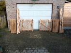 Kastanje kastanjehouten poortje hekwerk palen, Ophalen, Zo goed als nieuw