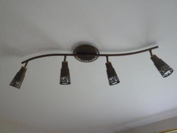 Klassieke Plafondlamp (4 lampen - led of spaarlamp) beschikbaar voor biedingen