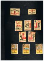 NINOVE LUCIFER ETIKETJES, Verzenden, Gebruikt, Luciferdoosjes of -merken