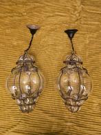 Paire de lanternes vénitiennes., Enlèvement, Utilisé, Verre, Murano