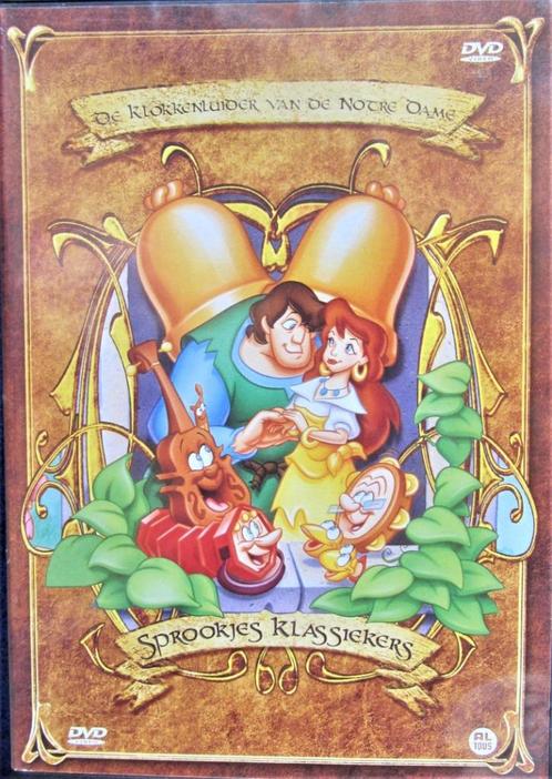 DVD - DE KLOKKENLUIDER VAN DE NOTRE DAME., Cd's en Dvd's, Dvd's | Kinderen en Jeugd, Zo goed als nieuw, Film, Avontuur, Alle leeftijden