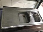 Inox spoelbak afwasbak keuken., Huis en Inrichting, Keuken | Keukenelementen, Ophalen of Verzenden, 50 tot 75 cm, 100 tot 150 cm