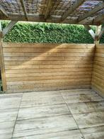 Houten schutting rode Noorse grenen, Tuin en Terras, Schuttingen, Ophalen, Gebruikt