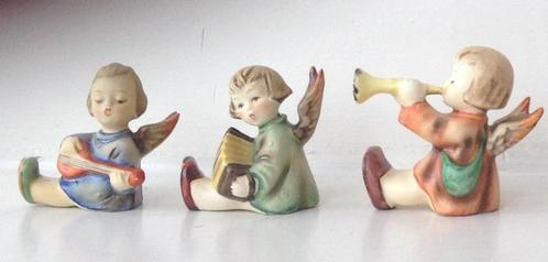 3 oude Hummel engeltjes, leuk voor kerst, porselein, Collections, Statues & Figurines, Comme neuf, Hummel, Enlèvement ou Envoi