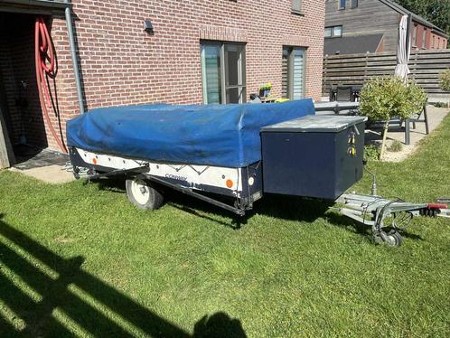 Conway geremde camperaanhanger, Caravans en Kamperen, Vouwwagens, Overige merken, tot en met 4, Blauw, Aanwezig, Ophalen of Verzenden