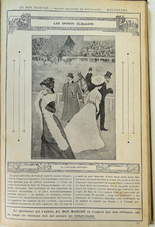 1908  Au bon marché Bruxelles  * Almanach Memento, Boeken, Catalogussen en Folders, Ophalen of Verzenden