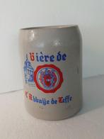 Oude steengoed mok BIER UIT DE ABDIJ VAN LEFFE in goede staa, Ophalen of Verzenden, Gebruikt, Pul(len), Leffe