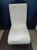 8 stoelen waarvan 6 wit en 2 zwart ( 50 euro ) goede staat, Huis en Inrichting, Stoelen, Ophalen, Wit