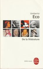 De la littérature Umberto Eco, Livres, Livres d'étude & Cours, Enlèvement ou Envoi, Neuf, Umberto Eco, Enseignement supérieur