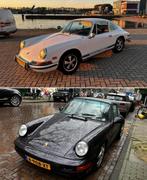 2x Porsche 911, 3.0, 1980 + 911L SWB 1968, Auto's, Zwart, Leder, Elektrisch, Porsche