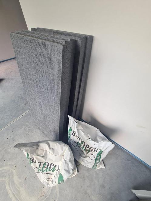 isolatieplaten + betopor plus, Doe-het-zelf en Bouw, Isolatie en Afdichting, Nieuw, Vloerisolatie, Overige materialen, 4 tot 8 cm