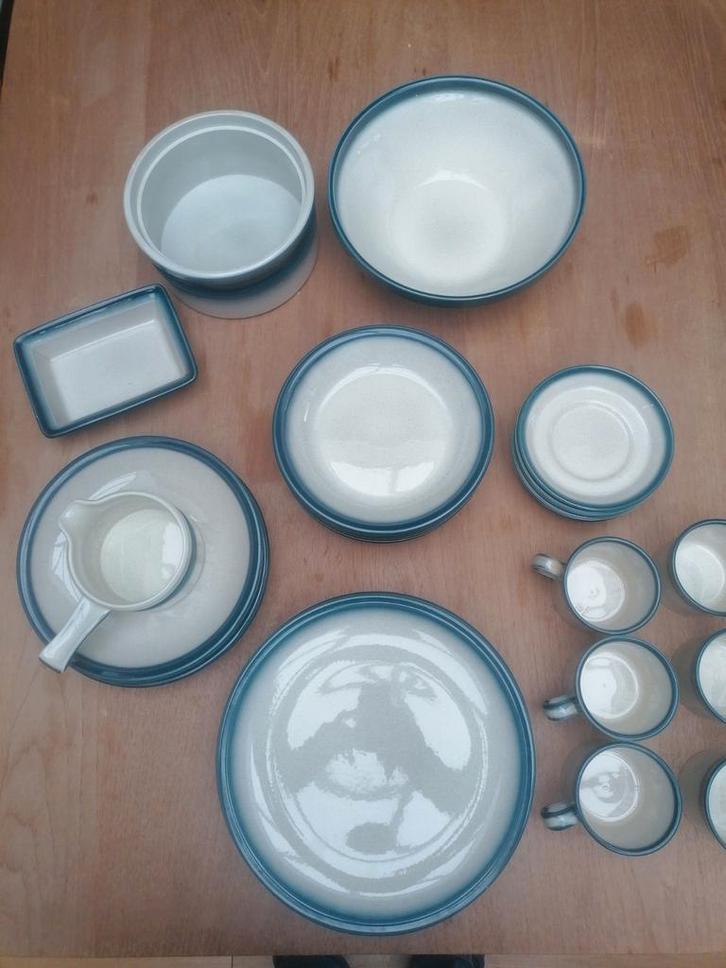Wedgwood bleu pacific serviesset, Antiek en Kunst, Antiek | Servies compleet, Ophalen