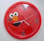 Horloge murale Elmo Sesame Street, Ustensile, Comme neuf, Enlèvement ou Envoi, TV