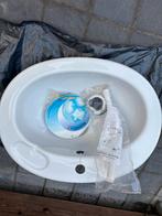 Lavabo ovale en plastique, Bricolage & Construction, Sanitaire, Enlèvement, Neuf, Lavabo