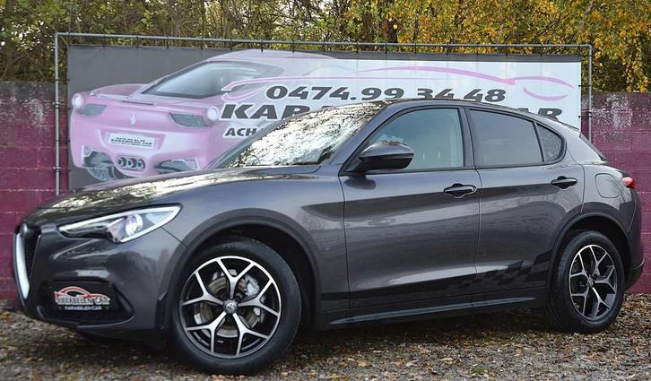 Alfa Romeo Stelvio 2.2JTD Q4 BOITE AUT NAV CAM CLIM 51.515KM, Auto's, Alfa Romeo, Bedrijf, Te koop, Stelvio, ABS, Achteruitrijcamera