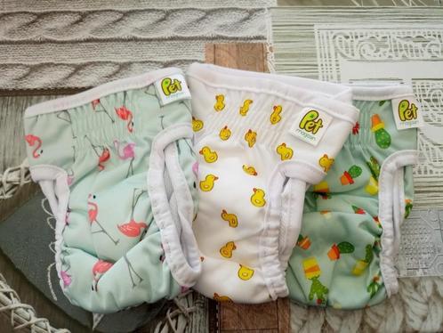 Lot de 3 Couches réutilisables pour petit animaux -Taille XS, Dieren en Toebehoren, Hondenkleding, Nieuw, Ophalen