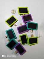 Mini naamkaartjes - set van 10 + 1 krijt - nieuw., Ophalen of Verzenden, Nieuw, Overige materialen