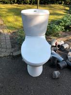 Toilet wit compleet met soft close bril, Doe-het-zelf en Bouw, Sanitair, Ophalen, Zo goed als nieuw, Toilet