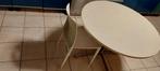 Keukentafel en stoel, Huis en Inrichting, Ophalen, Gebruikt, Rond, 50 tot 100 cm