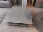 Moderne salontafel, Huis en Inrichting, Tafels | Salontafels, Ophalen, Glas, Vierkant, Zo goed als nieuw