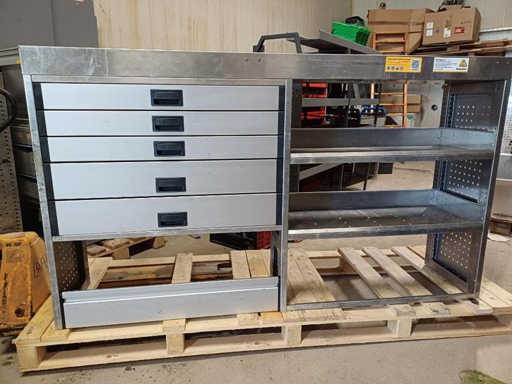 ALUCA (1005)Bedrijfswagen Inrichting L 200 B 42 H 115 €799, Auto diversen, Auto-accessoires, Zo goed als nieuw, Ophalen