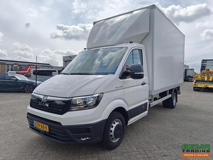 MAN TGE 3.180 4x2 Dagcabine Euro6D - GeslotenBak 4.2m + Laad, Auto's, Bestelwagens en Lichte vracht, ABS, Adaptive Cruise Control