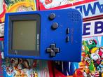 Gameboy pocket blauw + 4 games, Games en Spelcomputers, Spelcomputers | Nintendo Game Boy, Game Boy Pocket, Gebruikt, Ophalen