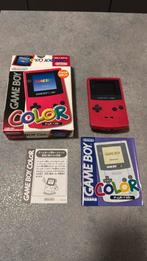 Game Boy Kleur rood, Games en Spelcomputers, Spelcomputers | Nintendo Game Boy, Ophalen, Zo goed als nieuw, Game Boy Color