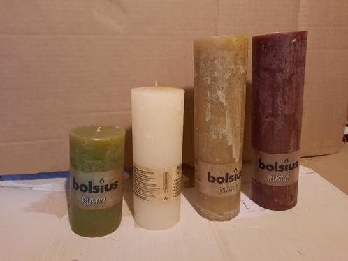nieuwe mooie rustieken kaarsen bolsius uit te kiezen, Huis en Inrichting, Woonaccessoires | Kandelaars en Kaarsen, Nieuw, Kaars