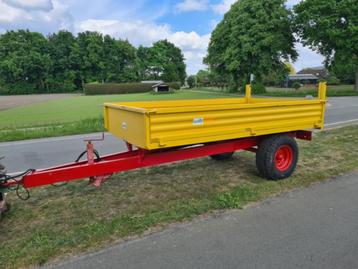 4 tons Theo Tel kipper, nette kipwagen 4000kg kipkar kiepkar beschikbaar voor biedingen