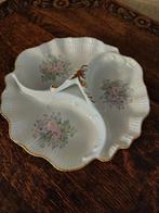 Limoges porseleinen schaal met drie vakken en een handvat, Antiek en Kunst, Ophalen