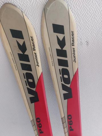 Kinderski's Völkl, 130 cm, in gebruikte staat beschikbaar voor biedingen