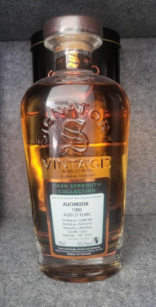 PRIJSVERLAGING!!signatory cask collection, Verzamelen, Wijnen, Nieuw, Overige typen, Overige gebieden, Vol, Ophalen of Verzenden